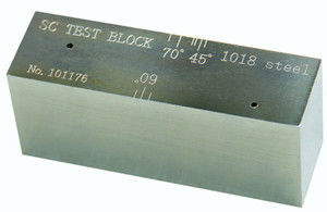 Blocchetti ultrasonici di calibratura dello Sc, blocchetti della prova di verifica di spessore, blocchetto di prova dello Sc ASTM E164
