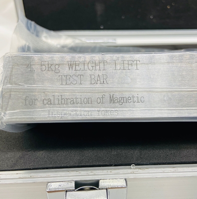Blocchetto di prova del peso morto degli accessori del rivelatore del difetto della particella magnetica con il foro