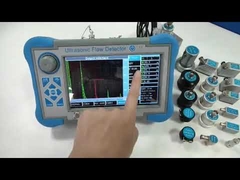 Rilevatore di difetti a ultrasuoni con touchscreen e scheda SD, a basso rumore