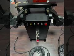 Macchina integrata per la rilevazione di difetti nelle funi metalliche