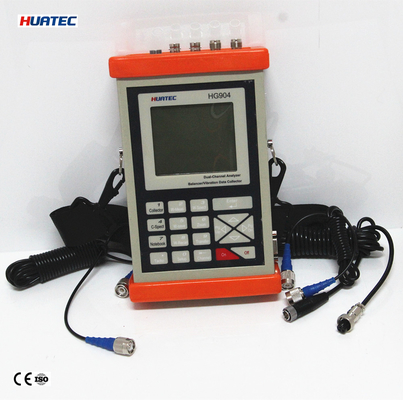 Collettore di dati portatile a doppio canale tenuto in mano del compensatore HG904 dell'analizzatore di vibrazione