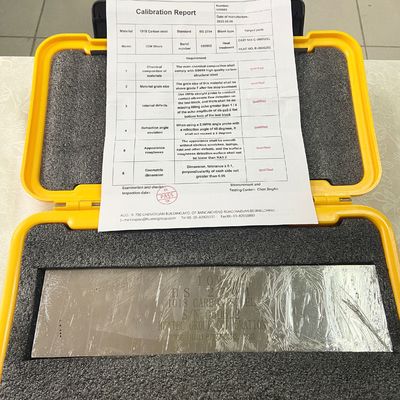 IOW API RP 2X UT Blocco di taratura 1/16" Fori di diametro 10° Fori di risoluzione di pendenza NDT Blocco di riferimento di prova ad ultrasuoni