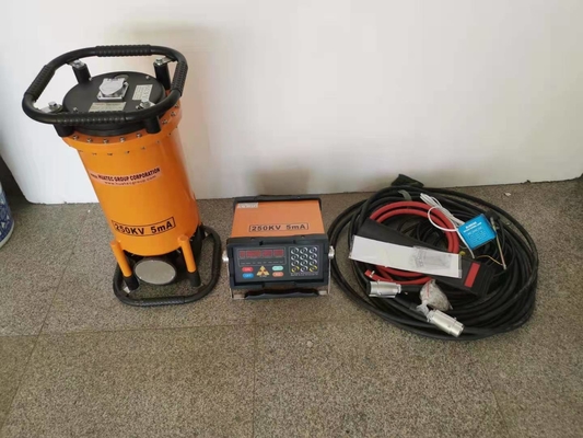 Rilevatore di difetti a raggi X con tubo ceramico e batteria al litio XXG-2505B, gamma 250KV