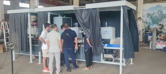 Macchina per l'ispezione con particelle magnetiche fluorescenti