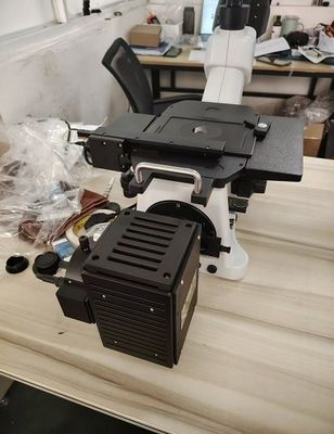 Microscopio Metallografico Invertito HM-41X con Obiettivo Semi-Acrromatico per Analisi di Materiali