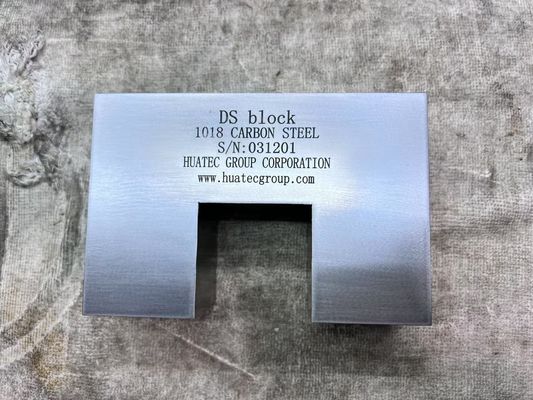 Blocco di calibrazione AWS D1.1/D1.1M-2015 DS per distanza longitudinale e sensibilità