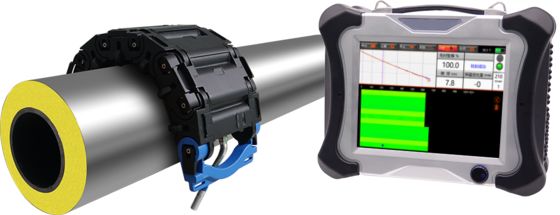 Apparecchiatura per test a correnti parassite pulsate HEF-17 per l'ispezione della corrosione di tubi metallici in servizio attraverso rivestimenti