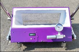 HC1400-LED, tester di perdite per scatole a vuoto a risparmio di manodopera con ruote a piedi e bastone ausiliario per l'ispezione delle saldature