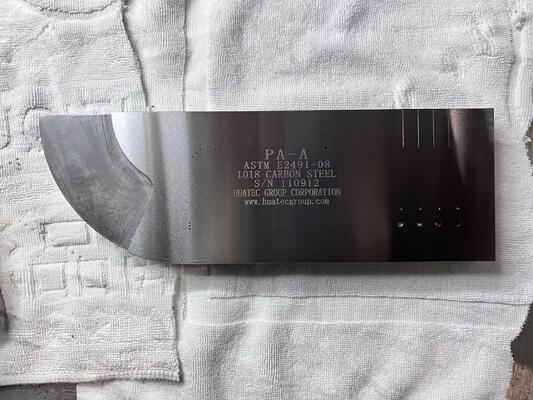 Blocco di calibrazione Phased Array Tipo A - Servizio CND