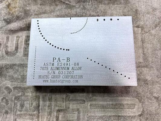 Blocco di calibrazione ASTM E2491 Phased Array Tipo B - Servizio CND