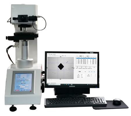 HVS-1MDT-AXY Torre rotante automatica touch screen Microscopic Vickers Hardness Tester
