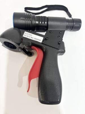 DG-B10 365nm UV Flashlight Spray Can Handle Mount Aviation Aluminum 12 LED Core Fluorescente Penetrant Inspection Spray Gun Bracket