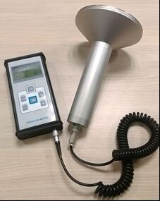 FJ-6108 100cm2 ZnS Scintillazione Alpha Beta Gamma Detector Monitor di contaminazione radioattiva superficiale