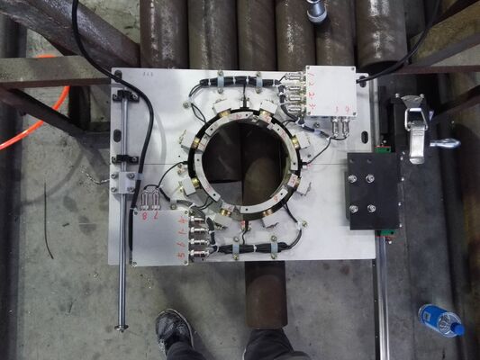 Equipaggiamento di rilevamento delle perdite di fluido magnetico per tubi di trivellazione mobili HMTD con struttura compatta e velocità di rilevamento rapida
