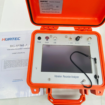 HG-S936L-1 Registratore di dati di vibrazione portatile 1Hz-200Hz Dispositivo di prova delle vibrazioni a canale singolo