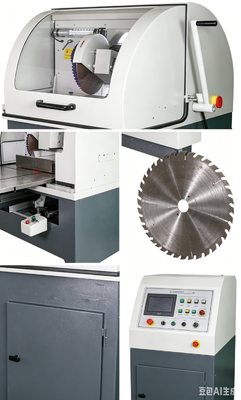 HC-350A Verticale Metallografica macchina di taglio campione Φ110mm Max Taglio 4KW raffreddamento ad acqua Esemplare Cut-off attrezzatura