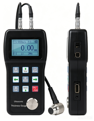TG-3200L portatile digitale ultrasonica spessore 0.75-600mm attraverso misurazione di rivestimento tubo di metallo spessore della parete di prova del metro