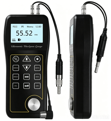 TG-100B Portatile Ultrasuoni Spessometro 0,01mm Risoluzione LED retroilluminazione LCD 500 gruppi di stoccaggio NDT strumento di misura
