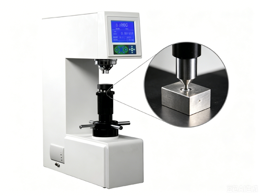 HR-150D Digital Rockwell Durezza Tester Caricamento automatico HRA HRB HRC Macchina per prove di durezza dei metalli su più bilance