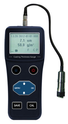 Misuratore di spessore rivestimenti magnetici e non magnetici ad alta precisione TG-6101 con doppio sensore e display LCD FSTN