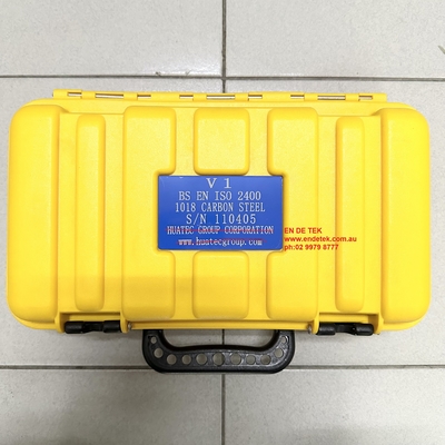 IIW V-1 CS SS AL Materiale UT Blocchi di taratura Strumento NDT