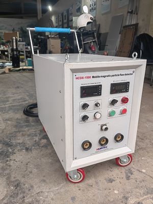 HCDX-1500 attrezzatura magnetizzatrice e demagnetizzatrice industriale MPI 0-1500A dispositivo di ispezione magnetica per sondaggio del connettore rapido a corrente regolabile continua