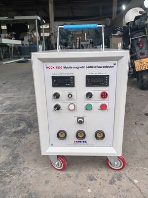 HCDX-1500 attrezzatura magnetizzatrice e demagnetizzatrice industriale MPI 0-1500A dispositivo di ispezione magnetica per sondaggio del connettore rapido a corrente regolabile continua