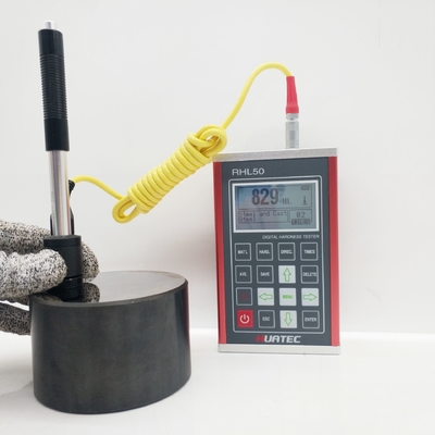 Tester di durezza Leeb portatile ad alta precisione RHL50 LCD Display con precisione ±6HLD e raggio Rmin 50mm Min.