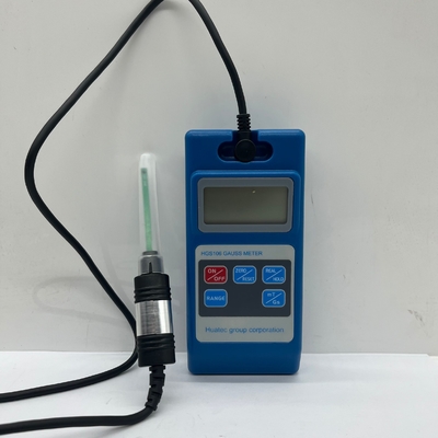 Gaussmetro di intensità di induzione magnetica a corrente continua digitale professionale HGS-106 portatile con gamma di misura 0-300mT-3000mT