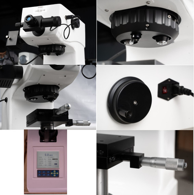 HVS-1000Z Display digitale a rullo laterale Torretta automatica Micro Vickers Tester di durezza