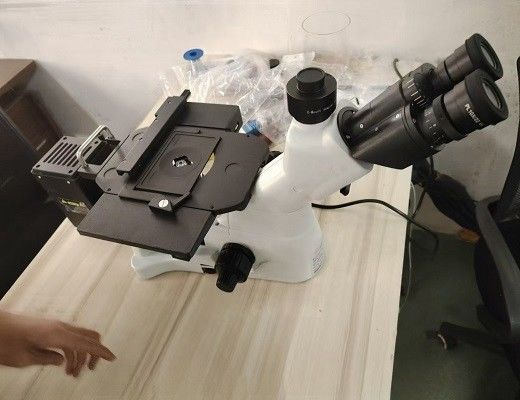 Microscopio Stereo ad Alta Risoluzione HSM-645S con Fotocamera Digitale per Misurazioni di Laboratorio