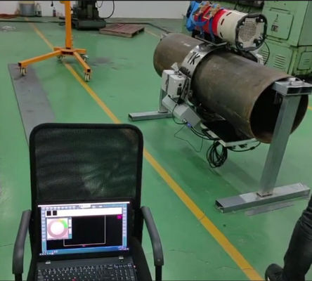 Sistema di comunicazione wireless dual band 5G per il crawler per pareti esterne di condotte HXPC-200A a 100 metri di distanza di controllo