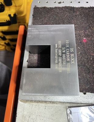 Blocco di calibrazione AWS D1.1/D1.1M-2015 DS per distanza longitudinale e sensibilità