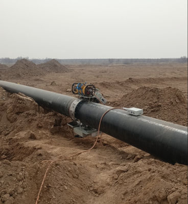 Sistema di controllo del sistema di ispezione della parete esterna della pipeline con comunicazione wireless dual band 5G