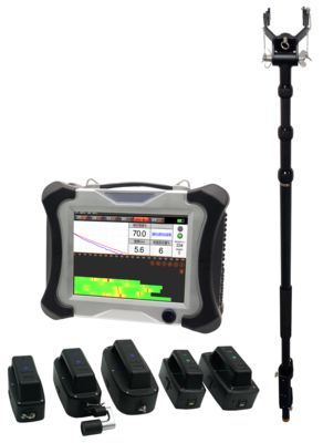 Tester per lo spessore delle pareti di tubi metallici a correnti parassite pulsate HEF-17 con schermo LCD