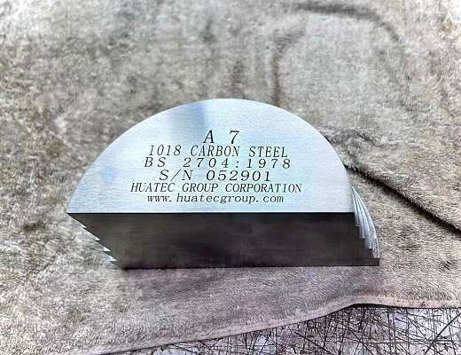 Blocco di taratura ad ultrasuoni A7