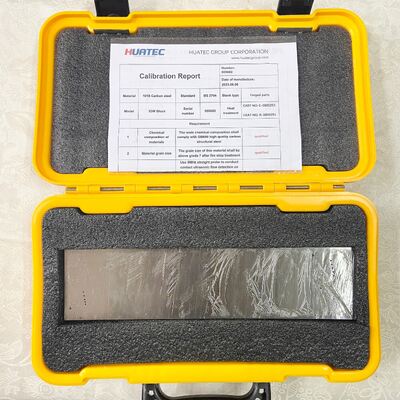 Campione di test di calibrazione della sonda angolare per ispezione a ultrasuoni del blocco di calibrazione del profilo del fascio industriale IOW