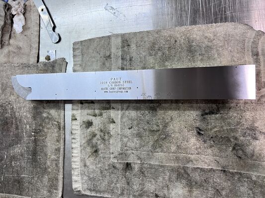 Calibrazione del raggio PAUT IIW Blocco ISO 19675 Metrico