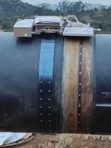 Sistema di ispezione strisciante con imaging digitale a raggi X