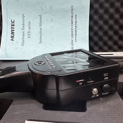 HTD-D4 Endoscopio industriale Fotocamera di ispezione a rotazione elettrica articolata a 4 vie