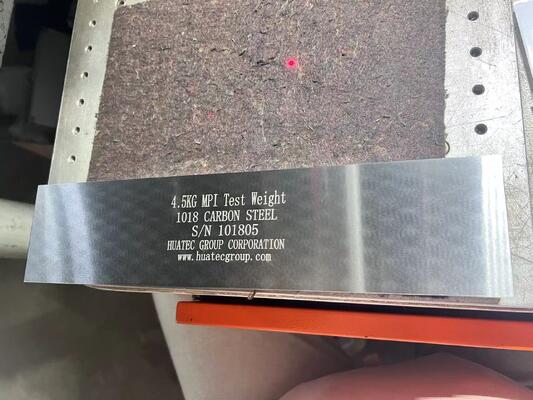 Barra di prova di sollevamento pesi per giogo magnetico per ispezione MT