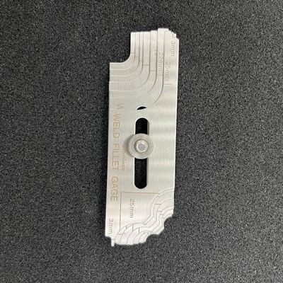 Calibro per saldatura d'angolo tipo MG-11 con scala doppia metrica e imperiale