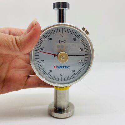 Durometro portatile per spugna LX-C-2, tester di durezza 0-100HW per schiuma microcellulare