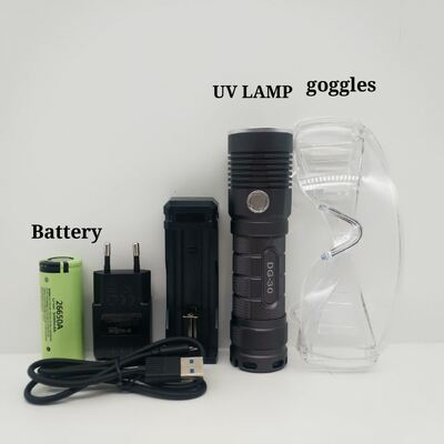 Torcia LED luce UV LED ultravioletta lampada torcia lunghe ore di lavoro e qualità stabile