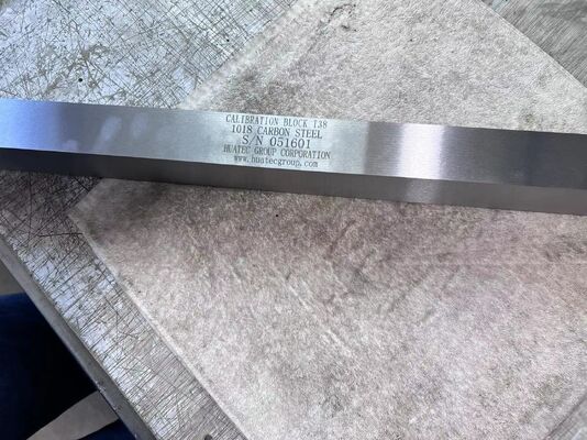Blocco di calibrazione ultrasonica standard API da 19 mm, 38 mm, 75 mm con fori laterali per test UT
