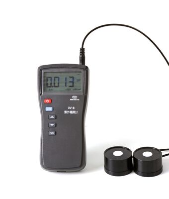 UV-B Radiometro portatile di irraggiamento UV 254nm e 297nm Doppia sonda 0.1~200000μW/cm2 Radiometro UV