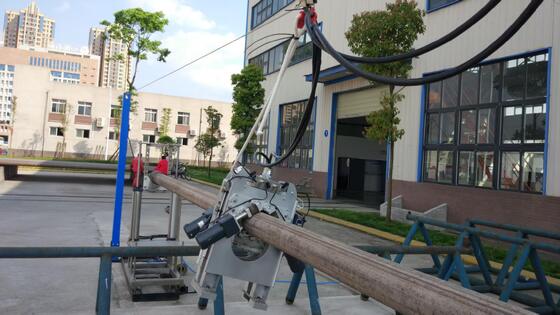 Equipaggiamento di rilevamento delle perdite di fluido magnetico per tubi di trivellazione mobili HMTD con struttura compatta e velocità di rilevamento rapida