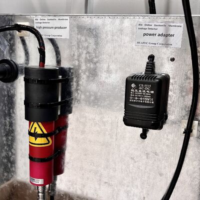 HUATEC-8DJ 0,05-10 mm Spessore Geotextile Detector di perdite LCD Display Alta precisione HDPE membrana di perforazione di fori di prova
