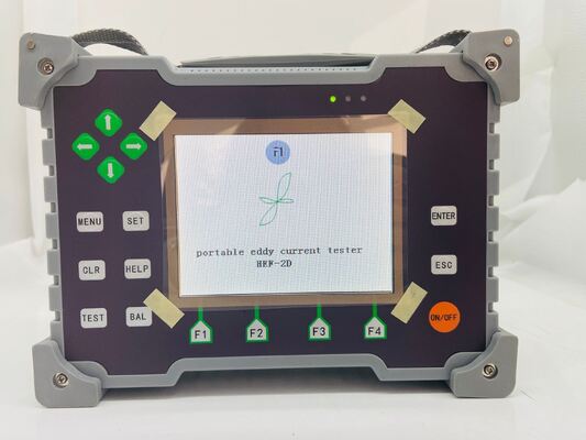 HEF-2D apparecchiatura portatile multifunzionale per la prova della corrente di eccitazione 5,7 pollici LCD metal detector per petrochimico aerospaziale