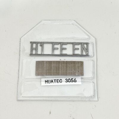 Indicatore di qualità dell'immagine con buco a passo H5/H9/H13 Prova radiografica in acciaio Penetrametro di qualità dell'immagine per l'ispezione dei difetti a raggi X